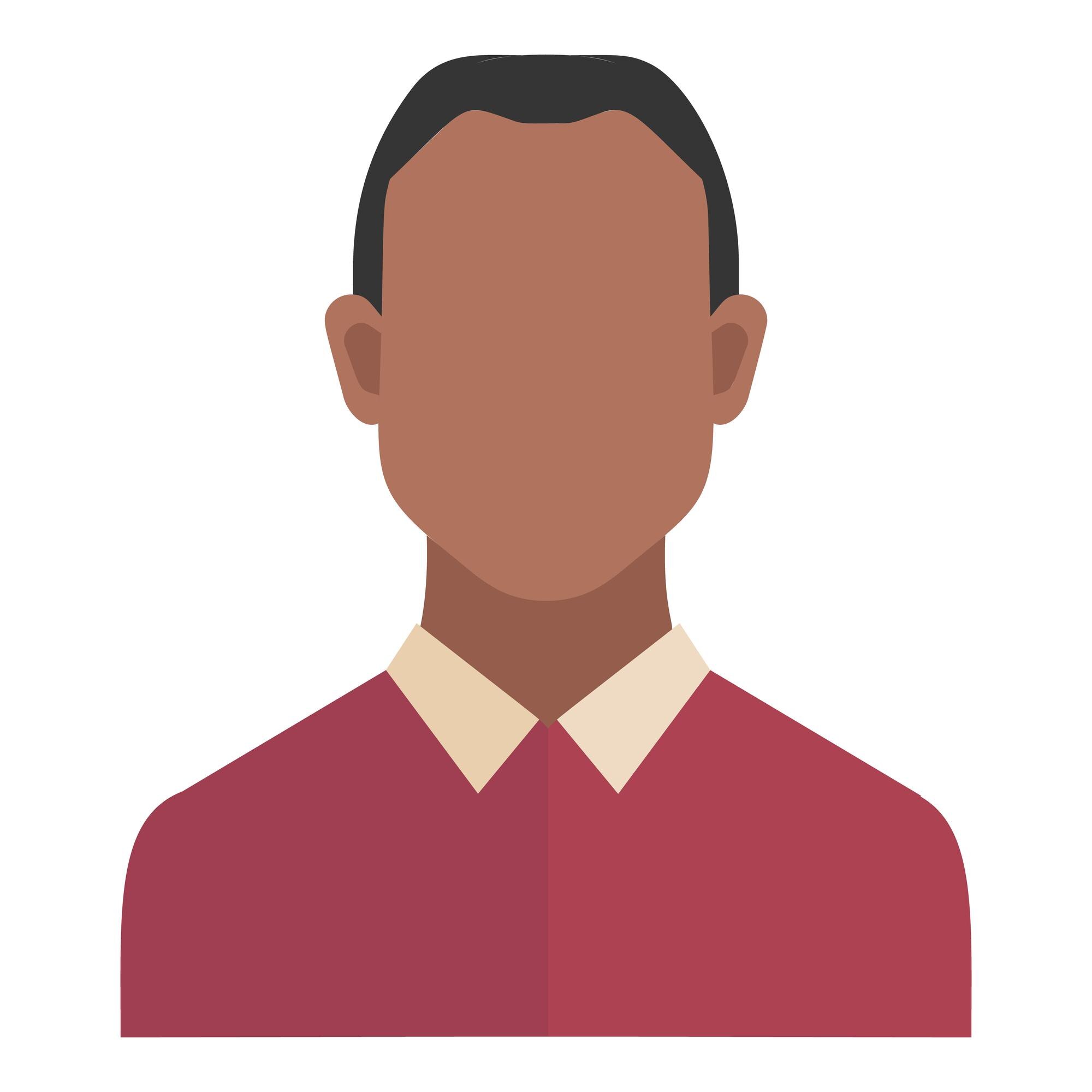 a male avatar vector